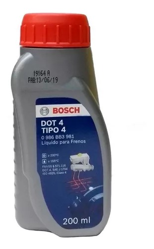 LIQUIDO DE FRENO DOT-4 BOSCH DE 200ML