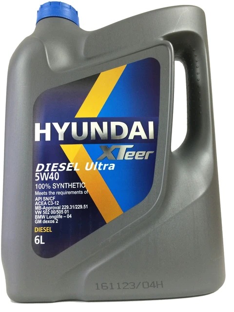 HYUNDAI XTeer 5W-40 (Diesel Ultra 5W-40) 6L